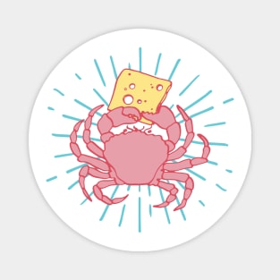 Mighty cheese crab Magnet